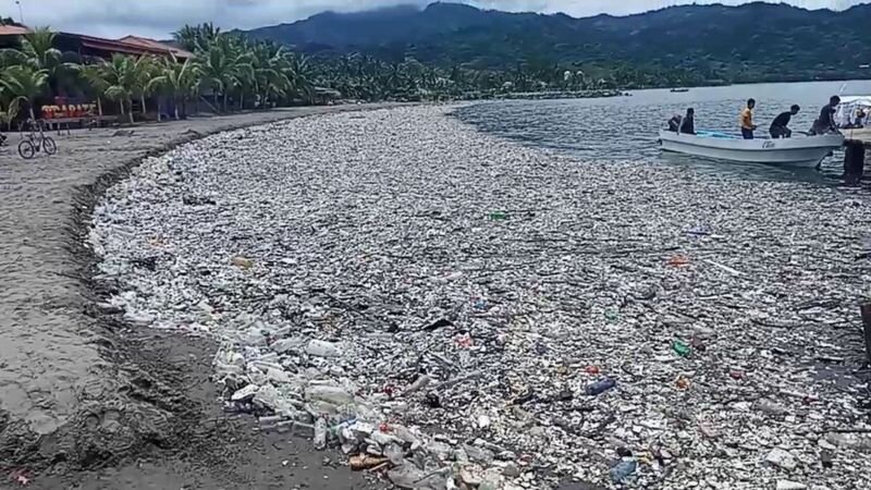 Honduras asegura que ha recogido más de 550 toneladas de basura en los últimos 11 días. CORTESÍA SANDRA CÁRDENAS (CEM)