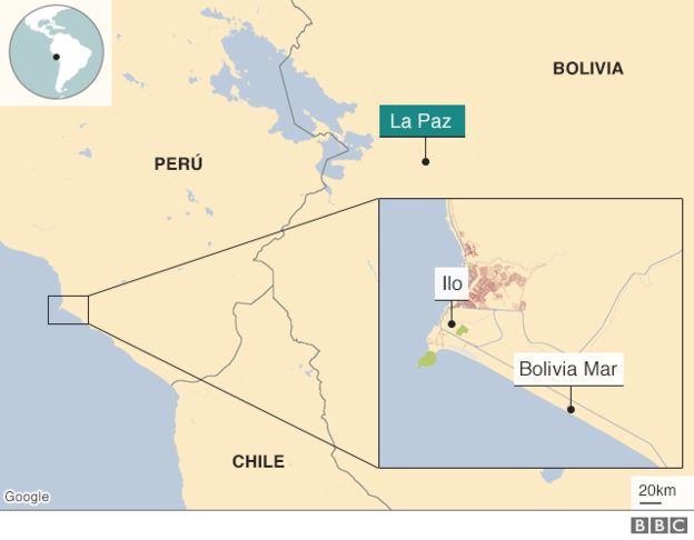 Mapa de Ilo