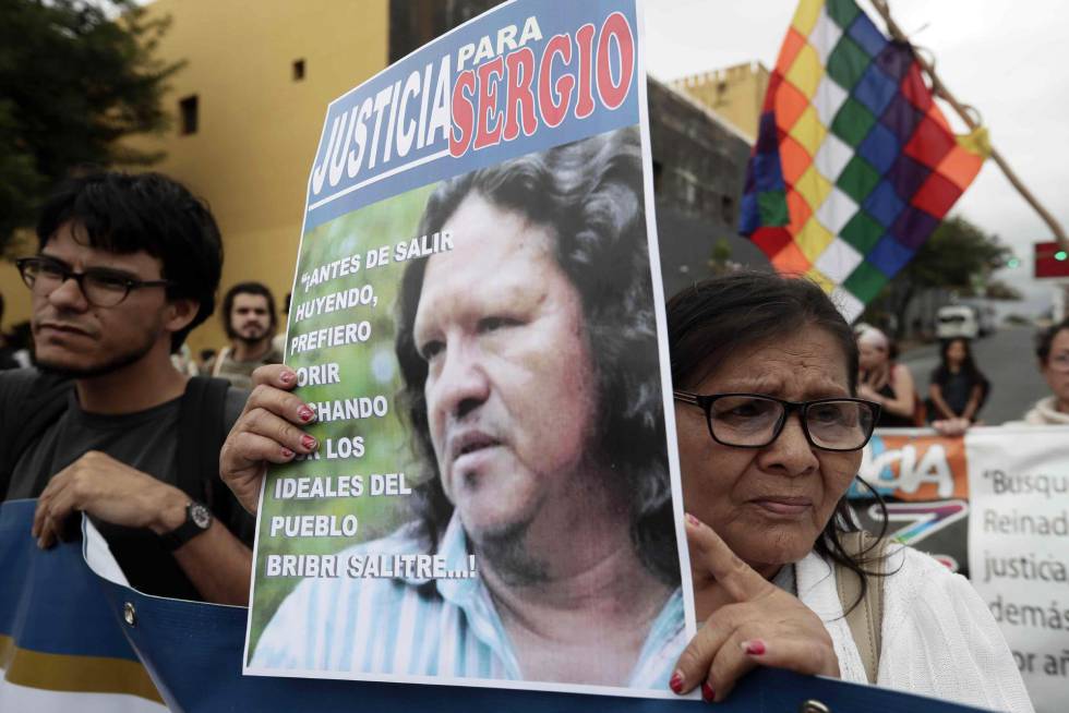 Manifestantes se reúnen este miércoles en San José tras el asesinato del lÃder indÃgena Sergio Rojas