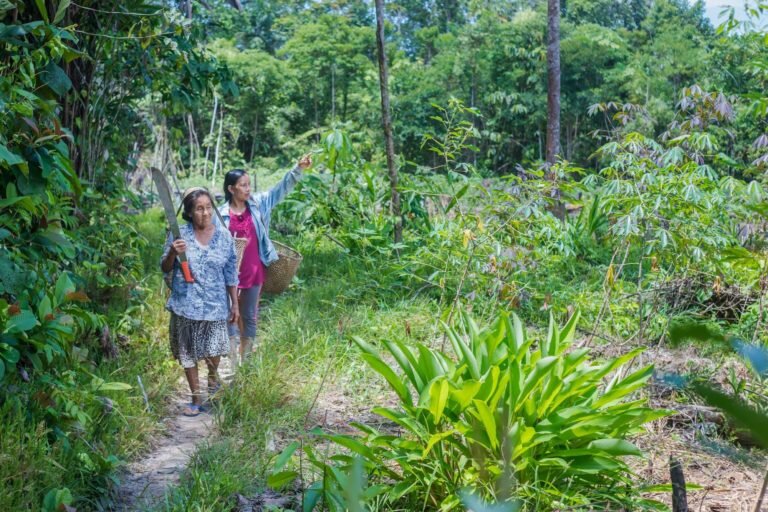 Liz Chicaje Churay recorre el bosque junto a las mujeres que apuestan por el uso sustentable de los recursos naturales. Foto: Goldman Environmental Prize.