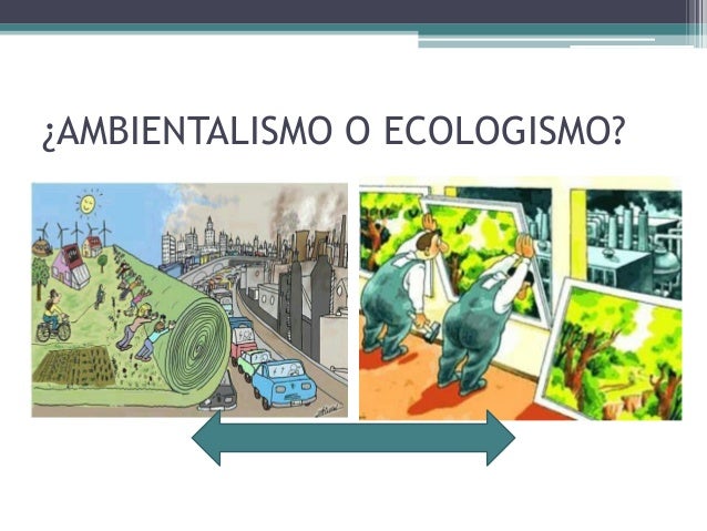 Resultado de imagen para Entre el Ecologismo y el Ambientalismo