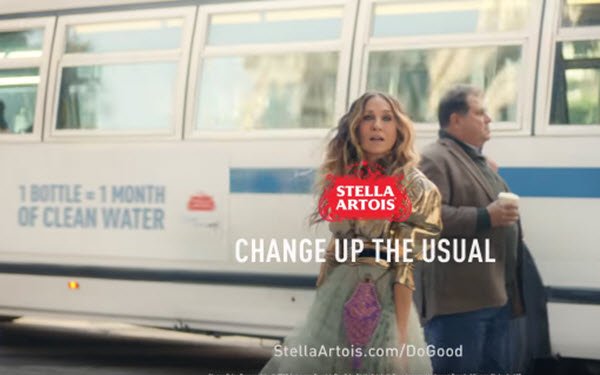 Sarah Jessica Parker ayuda a la conservación del agua ccon Stella Artois y WWater.org